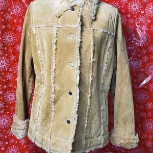 Wilson Leather Maxima Coat Women's Medium Suede